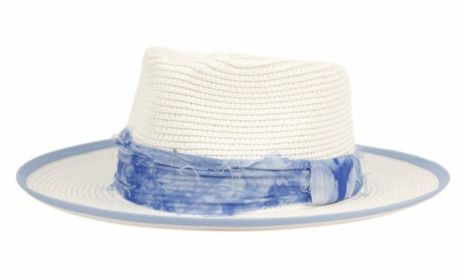 Fox | Unisex Straw Fedora