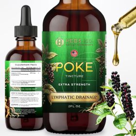 Poke Root Tincture Liquid Extract ��� Extra Strength Lymphatic Drainage Support, 2 fl oz
