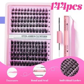 2026 Hot Selling Recommendation: Segmented Self-grafting False Eyelash Extension Set (Includes Glue + Tweezers) - Natural and Realistic Fairy-like Ey