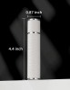 PSXCYB010white  10ml luxury perfume bottle, portable perfume bottle, magnetic suction leather leak-proof Refillable perfume bottle cologne spray, tra
