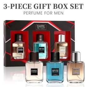 3-piece set Fragrance Men's Eau De Toilette Spray Cologne - Woody & Spicy Masculine Scent - With Cranberry