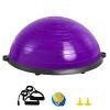 Half Exercise Ball Trainer, 23 inch Balance Ball Trainer, 660lbs Stability Ball, Yoga Ball with Resistance Bands & Foot Pump, Strength Fitness Ball f