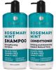 Rosemary Oil and Mint Shampoo and Conditioner Set Sulfate Free with Peppermint Moisturizing Products for Women and Men Helps Flaky Dry Scalp and Dand