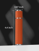 PSXCYB010Orange  10ml luxury perfume bottle, portable perfume bottle, magnetic suction leather leak-proof Refillable perfume bottle cologne spray, tr