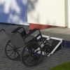 2ft Folding Wheelchair Ramp, Aluminum, Non-Slip Surface, 600lbs Capacity, for Doorways