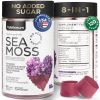Multimineral Sea Moss Glow Gummies 3000 Mg Irish Seamoss for Immunity Thyroid Health Skin Detox Cleanse Gummies with Black Seed Oil Bladderwrack Ashw