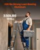 Multi-Purpose Folding Ladder, 7-in-1 Tall Extension Step Ladder, A Frame 5 Step Telescoping Ladder, 19ft Reach Height Heavy Duty Adjustable Ladder, 3