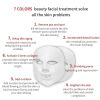 Light Therapy LED Face Mask 7 Color 149 Leds Photon Face Mask Beauty Photon Mask for Face Skin Rejuvenation Facial Skin Treatment Anti-Aging Anti Acn
