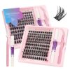 2026 Hottest New Product: False Eyelashes -  Azenlo Beginner's DIY Eyelash Extension Kit, 120 Clusters Of Large-capacity False Eyelashes, Includes Gl