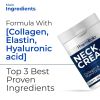 Neck Firming and Tightening Cream with Collagen & Hyaluronic Acid Anti aging Neck Cream for Lifting and Wrinkles for an Even Skin Tone Neck Firming C