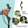 Posture Cane Adjustable Height Walking Stick Hiking Walking Aid Cane