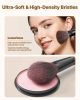 9-Piece Makeup Brush Set for Foundation Blending Eyeshadow, Professional Makeup Brush Kit with Soft Natural Wool & Vegan Synthetic Bristles, Ergonomi