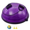 Half Exercise Ball Trainer, 23 inch Balance Ball Trainer, 660lbs Stability Ball, Yoga Ball with Resistance Bands & Foot Pump, Strength Fitness Ball f