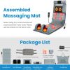 Full Body Electric Massage Mat Heating Vibration Massage Pad Cushion Back Massage Mattress Chair Pad with Neck Foot Massage Head Pillow and Cloth Lum