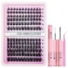 2026 Hot Selling Recommendation: Segmented Self-grafting False Eyelash Extension Set (Includes Glue + Tweezers) - Natural and Realistic Fairy-like Ey