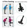 Posture Cane Adjustable Height Walking Stick Hiking Walking Aid Cane