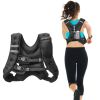 Weighted Vest, 20 lbs Weight Vest with Reflective Stripe, Adjustable Buckle Body Weight Vest for Men Women, Workout Equipment for Strength Training,