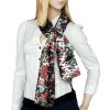 Blando Black & Blue Distinctive Stylish Paisley Pattern Fashion Soft Silky Scarf/Wrap/Shawl(Large)