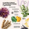 Multimineral Sea Moss Glow Gummies 3000 Mg Irish Seamoss for Immunity Thyroid Health Skin Detox Cleanse Gummies with Black Seed Oil Bladderwrack Ashw