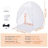Spray Paint Shelter, 60 x 60 x 70 in Pop-Up Portable Spray Paint Tent with Built-In Floor, Exhaust Window and Storage Bag, Foldable Paint Booth for F