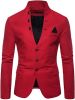 Men's Suit Jacket Casual Slim Fit Coat Lightweight Business Daily Blazers Formal Solid Color Dress Coats