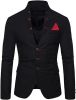 Men's Suit Jacket Casual Slim Fit Coat Lightweight Business Daily Blazers Formal Solid Color Dress Coats