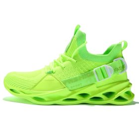 Women and Men Sneakers Breathable Running Shoes Outdoor Sport Fashion Comfortable Casual Couples Gym Mens Shoes Zapatos De Mujer (Shoe Size: 43, Color: G133 Green)