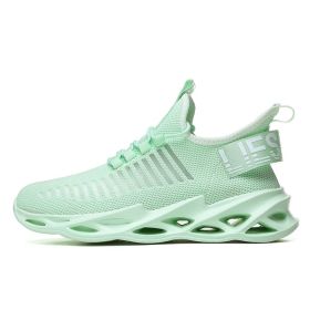 Women and Men Sneakers Breathable Running Shoes Outdoor Sport Fashion Comfortable Casual Couples Gym Mens Shoes Zapatos De Mujer (Shoe Size: 44, Color: G116 Green)