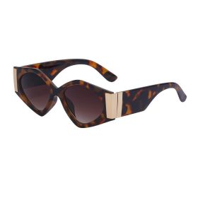 Sunglasses women's trendy high-end sense ins net red fashion too sunglasses women's wholesale (Color: C4 Douhua Tea)