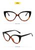 Fashion cat eye TR anti-blue light glasses trend stitching color glasses frame simple and comfortable flat mirror