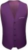 Mens Formal Suit Vest Business Formal Dress Waistcoat Vest with 3 Pockets for Suit or Tuxedo