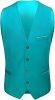 Mens Formal Suit Vest Business Formal Dress Waistcoat Vest with 3 Pockets for Suit or Tuxedo