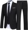 Men's Slim Fit 2-Piece Business Suit, Jacket, Trousers