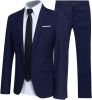 Men's Slim Fit 2-Piece Business Suit, Jacket, Trousers