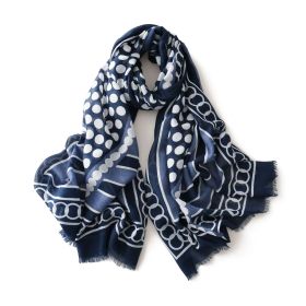 Podot scarf in autumn and winter; light; 70 * 200 sunshade; sunscreen; shawl; scarf; no need for long scarf; wholesale (colour: blue, Length (CM): 85*170cm)