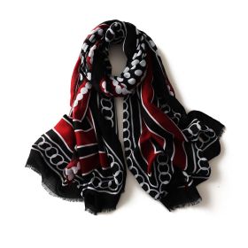 Podot scarf in autumn and winter; light; 70 * 200 sunshade; sunscreen; shawl; scarf; no need for long scarf; wholesale (colour: oxblood red, Length (CM): 85*170cm)