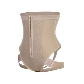 Butt Lifter Control Panties Briefs Seamless Shapewear (Color: Skin tone, size: L)