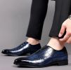 Men's large size casual leather shoes comfortable fashion men loafers a slip-on loafers