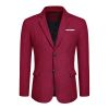 Men's Casual Blazer Jacket 2 Button Lightweight Jackets