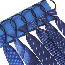 Classic Men's Silk Tie Necktie Woven JACQUARD Neck Ties (Color: 6Pcs B)