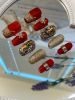 2026 Gothic Charm Exquisitely Crafted Wearable Nails ��� Valentine's Day Short Square Press-on False Nail Set. Handmade false nail pieces