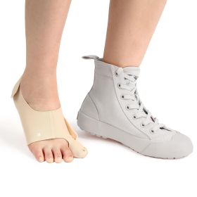 Bunion Corrector for Women & Men, Lightweight Toe Separator Splint, Wear in Shoes, Relieves Hallux Valgus Pain, Adjustable Toe Straightener Brace, Me (size: Beige   Medium)