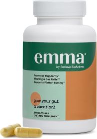 Gastrointestinal health soothing dietary supplement, helping to improve intestinal leakage, regulate digestive function, and relieve abdominal disten (Style: capsule-1)
