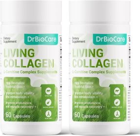 Active Collagen L-Carnitine Compound Dietary Supplement, Grass-Fed Bovine Collagen Peptides, Bovine Colostrum, Cinnamon Extract, Mulberry Leaf Extrac (Style: capsule-2)