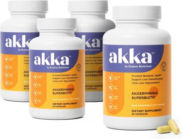 AKKA Premium Liver Cleanse Detox & Repair Superbiotic - Supports Liver Health & Function, Boosts Energy, Digestion & Metabolism with Bioavailable Pas (Style: capsule-4)