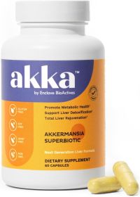 AKKA Premium Liver Cleanse Detox & Repair Superbiotic - Supports Liver Health & Function, Boosts Energy, Digestion & Metabolism with Bioavailable Pas (Style: capsule-1)