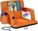 Alpcour Heated Reclining Stadium Seat for Bleachers with Back Support