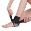1pc Universal Adjustable Ankle Brace - Ultra-Breathable & Silicone-Enhanced Support - Durable Neoprene Foot Sleeve for Unisex - Customizable Fit for