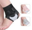 1pc Universal Adjustable Ankle Brace - Ultra-Breathable & Silicone-Enhanced Support - Durable Neoprene Foot Sleeve for Unisex - Customizable Fit for