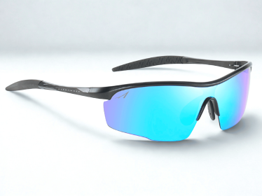 Alexander Metal Future Polarized Sunglasses (Color: Blue Mirror)
